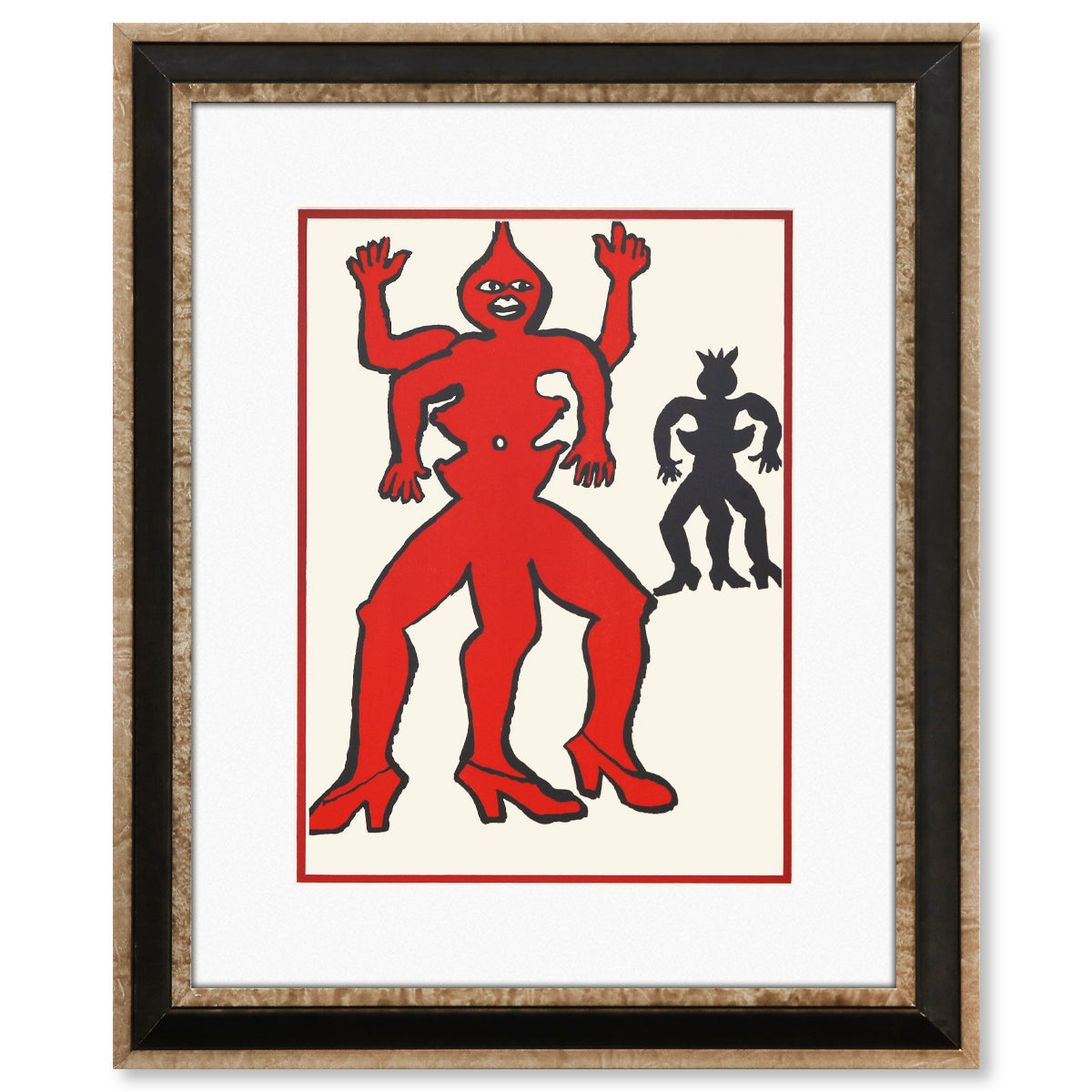 Alexander Calder- Lithograph "DLM212 - UNE FAMILLE DE LÀ-BAS II"