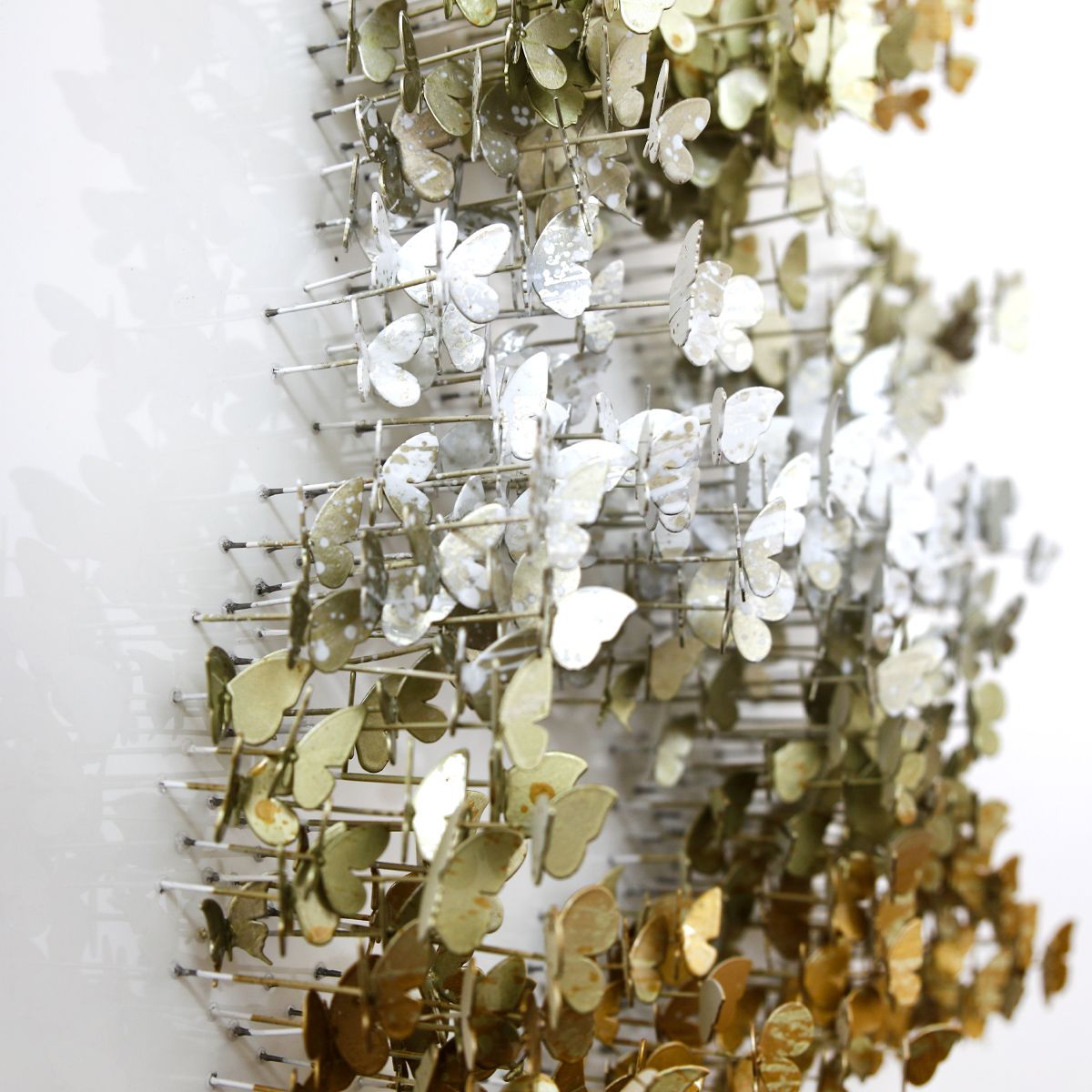 Patricia Govezensky- Original 3D Metal Art on Wood "Bold Rebellion"