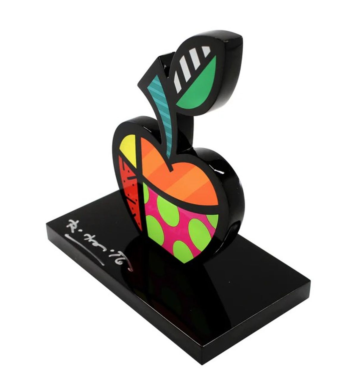 Romero Britto- Resin Sculpture with Hand Embellishments "Big Apple"