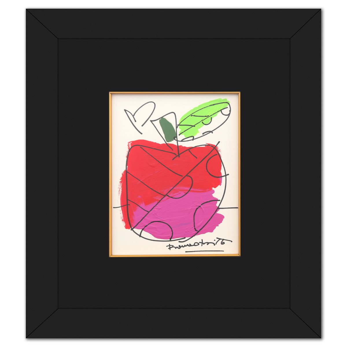 Romero Britto- Original on Foam Board, Acrylic, Oil Pen "Thomas Collection"