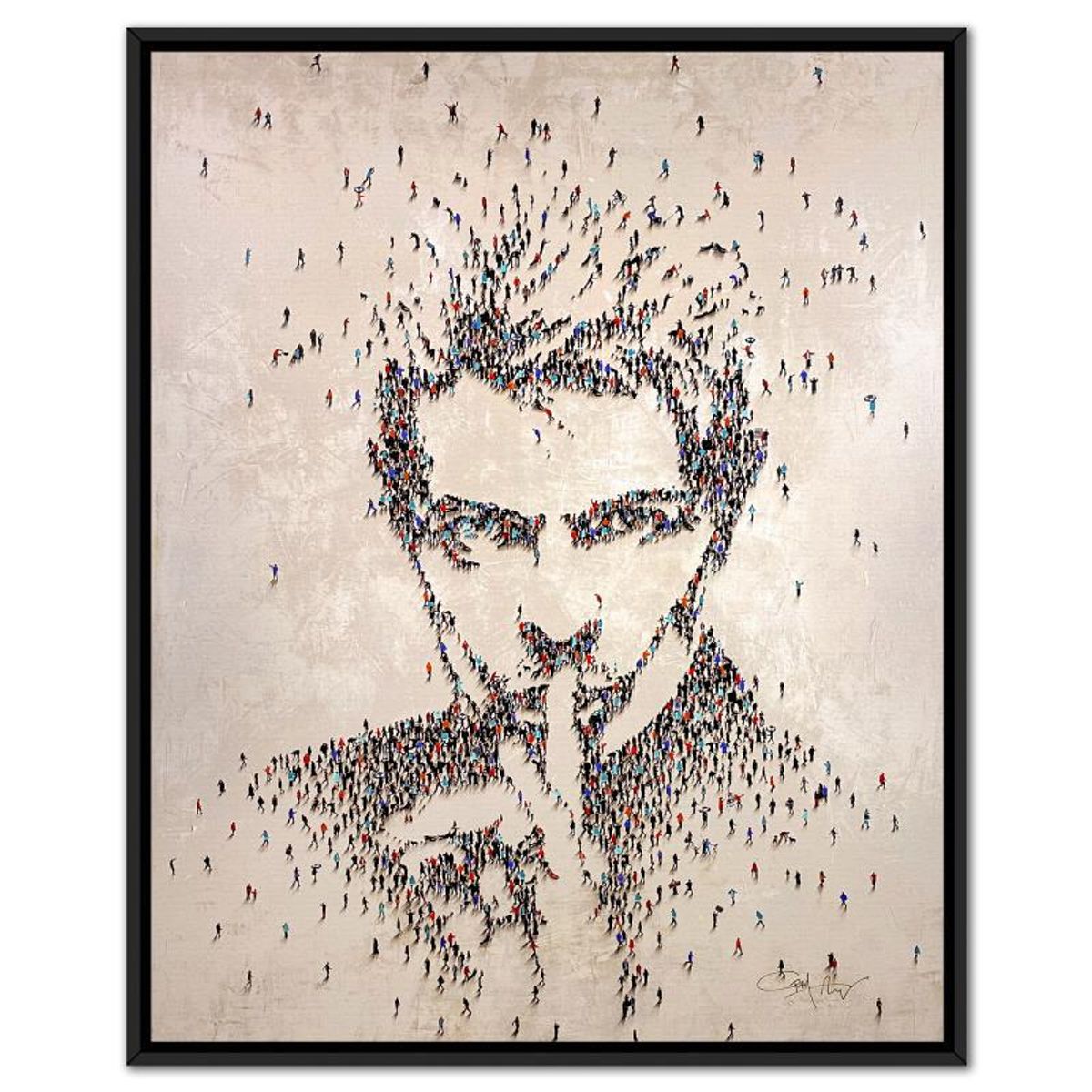 Craig Alan, "Populus: Hush" Framed, Hand Signed Limited Edition Canvas with Letter of Authenticity.