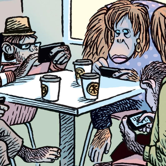 Bizarro, "Planet Of Apps" Numbered Limited Edition Hand Signed by Creator Dan Piraro; Letter of Authenticity.