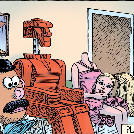 Bizarro, "Plastic Surgeon" Numbered Limited Edition Hand Signed by Creator Dan Piraro; Letter of Authenticity.