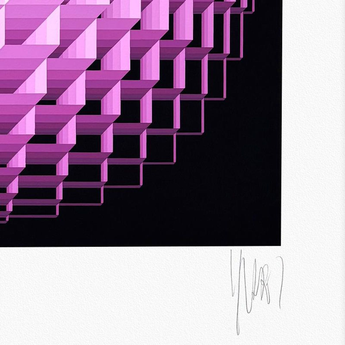 Yvaral (1934-2002), "Sphere" Limited Edition Serigraph, Numbered and Hand Signed with Letter of Authenticity.
