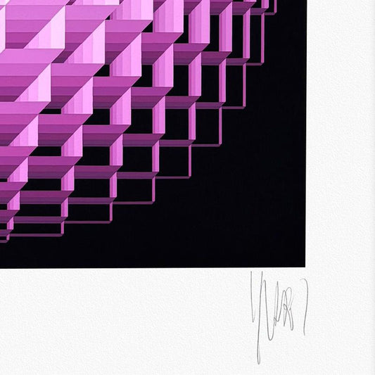 Yvaral (1934-2002), "Sphere" Limited Edition Serigraph, Numbered and Hand Signed with Letter of Authenticity.
