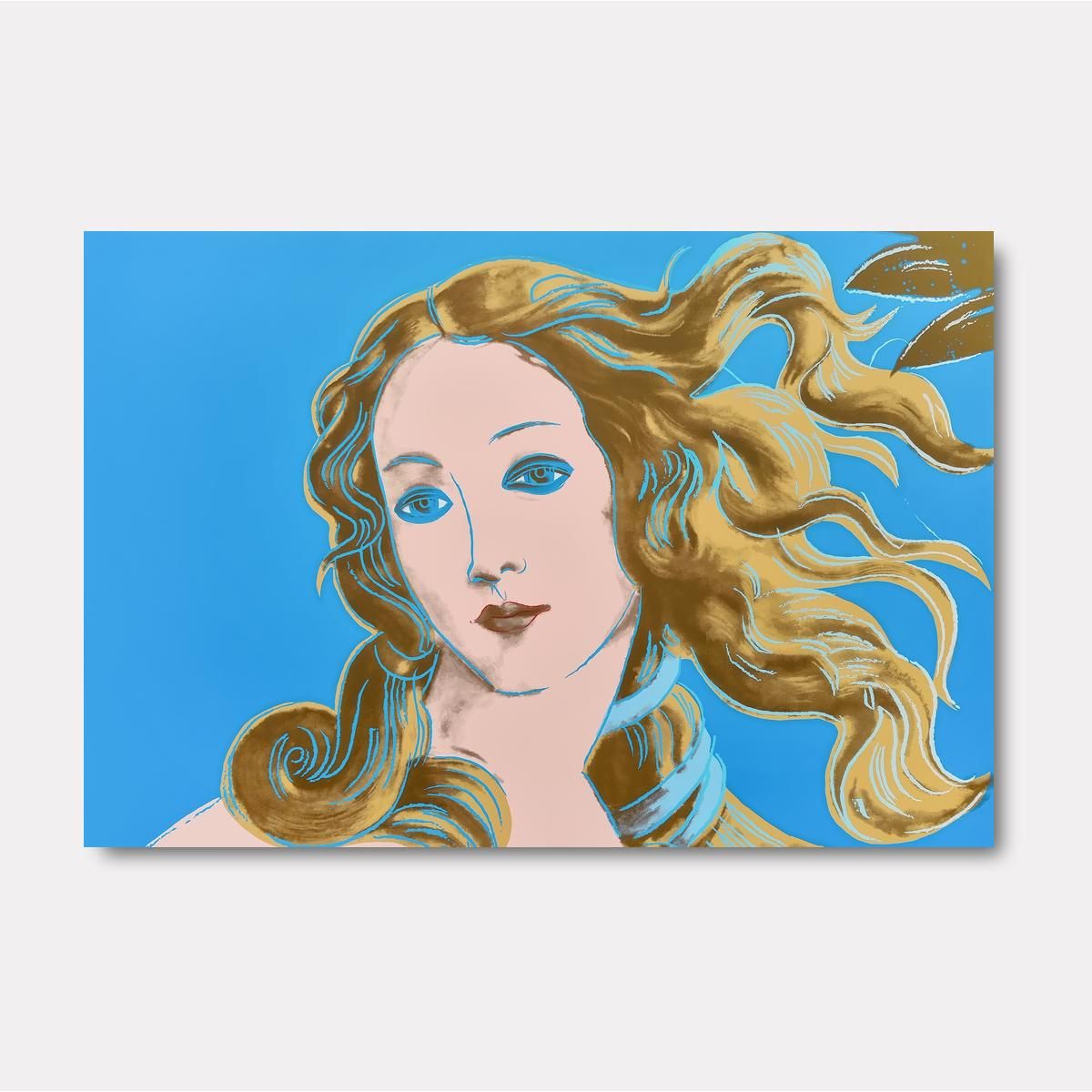 Andy Warhol- Serigraph "Sandro Botticelli, Birth of Venus (Blue 11.319)"