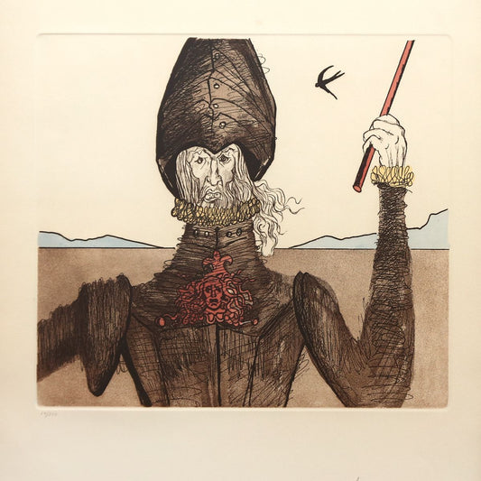 Salvador Dali- Original Lithograph "The Dreamer"