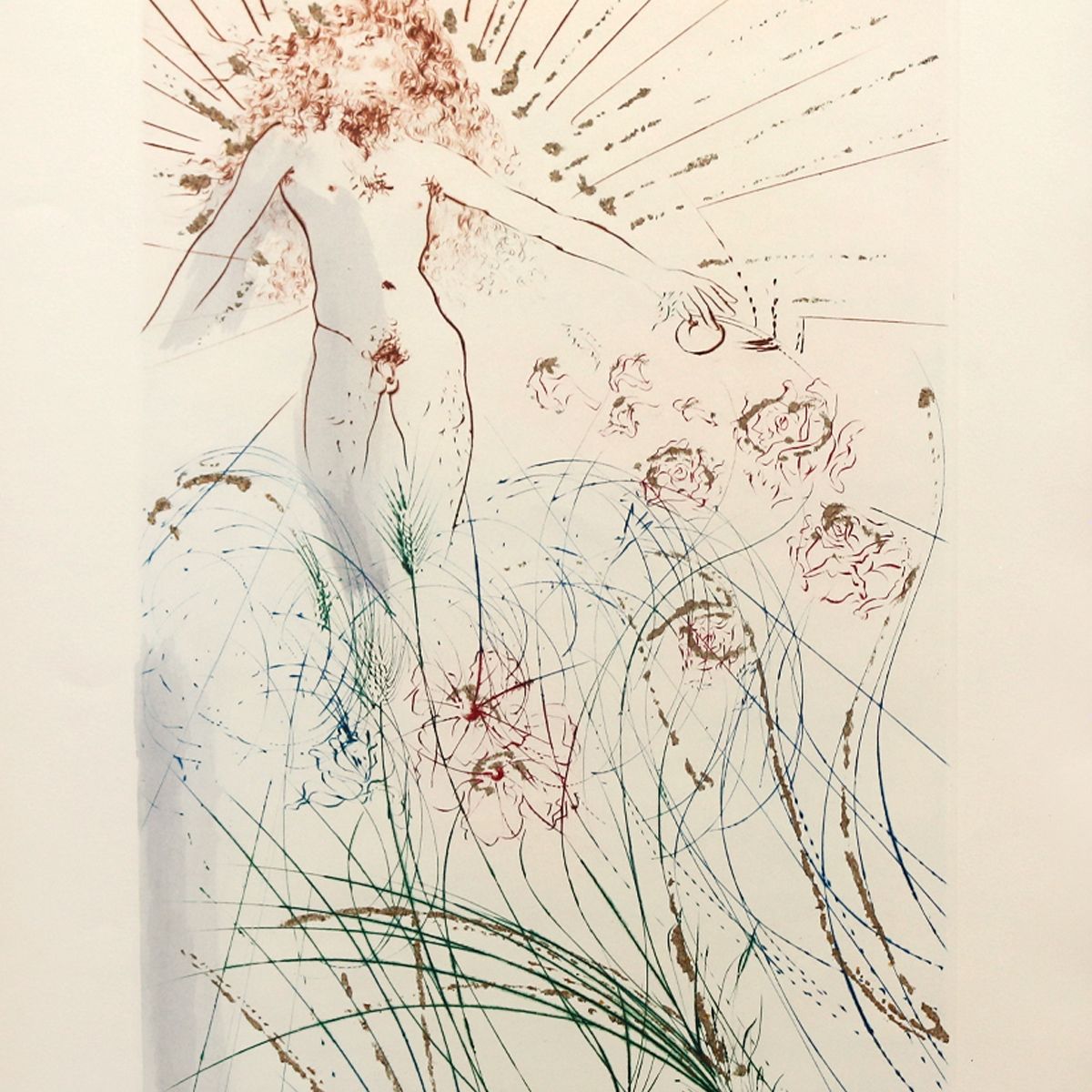 Salvador Dali- Original Lithograph "Return, O Shulamite"