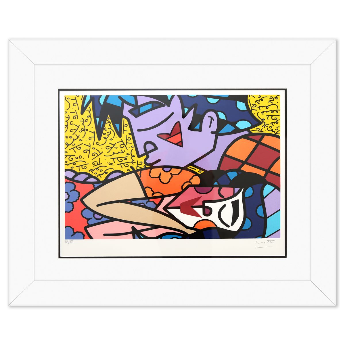 Romero Britto- Serigraph "Sleep Well"