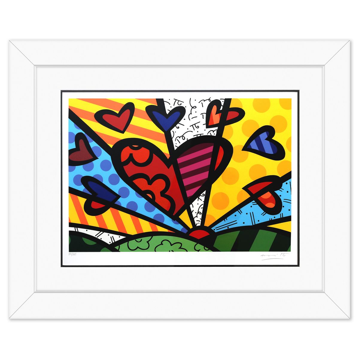 Romero Britto- Serigraph "A New Day"