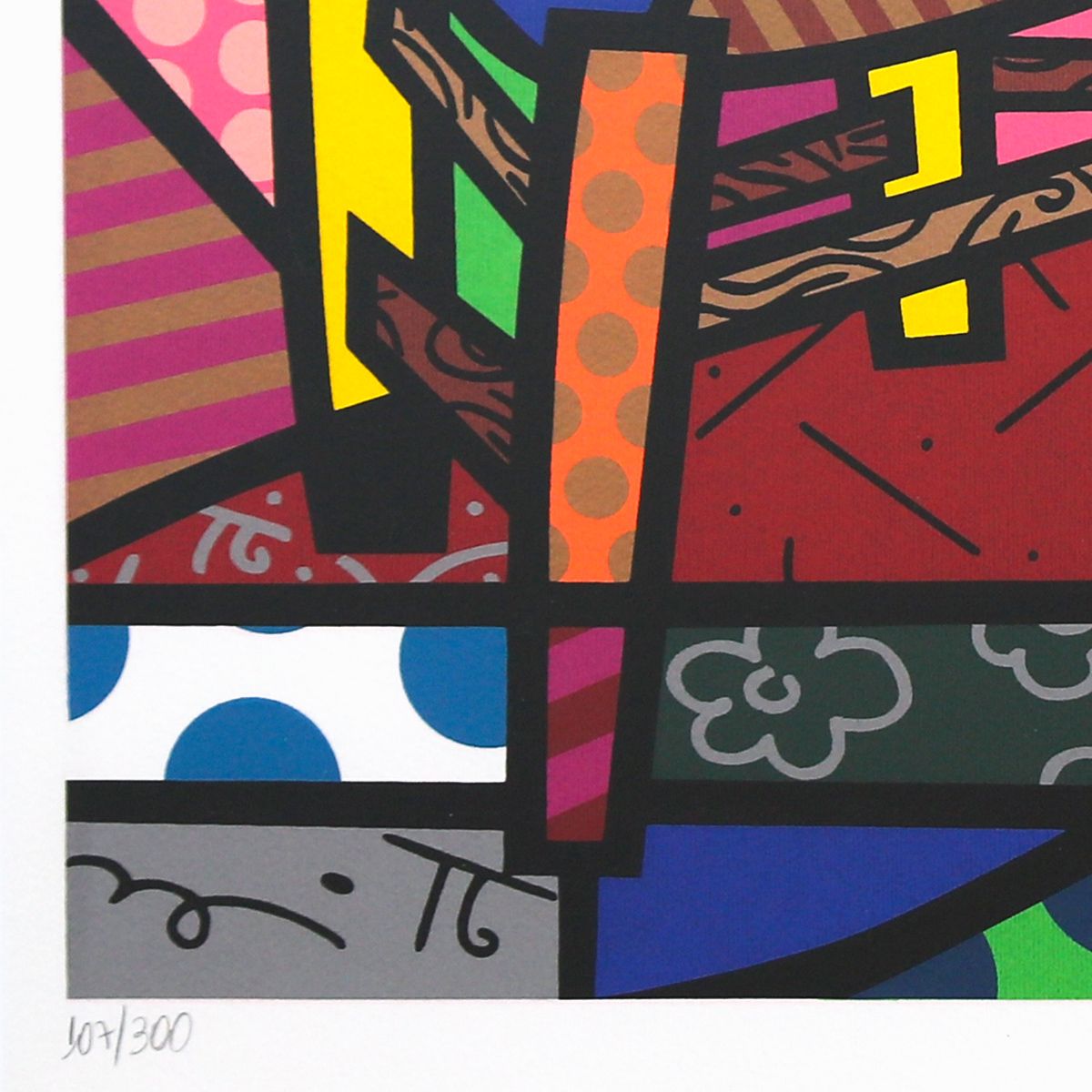 Romero Britto- Serigraph "Squeaki Van Britto"