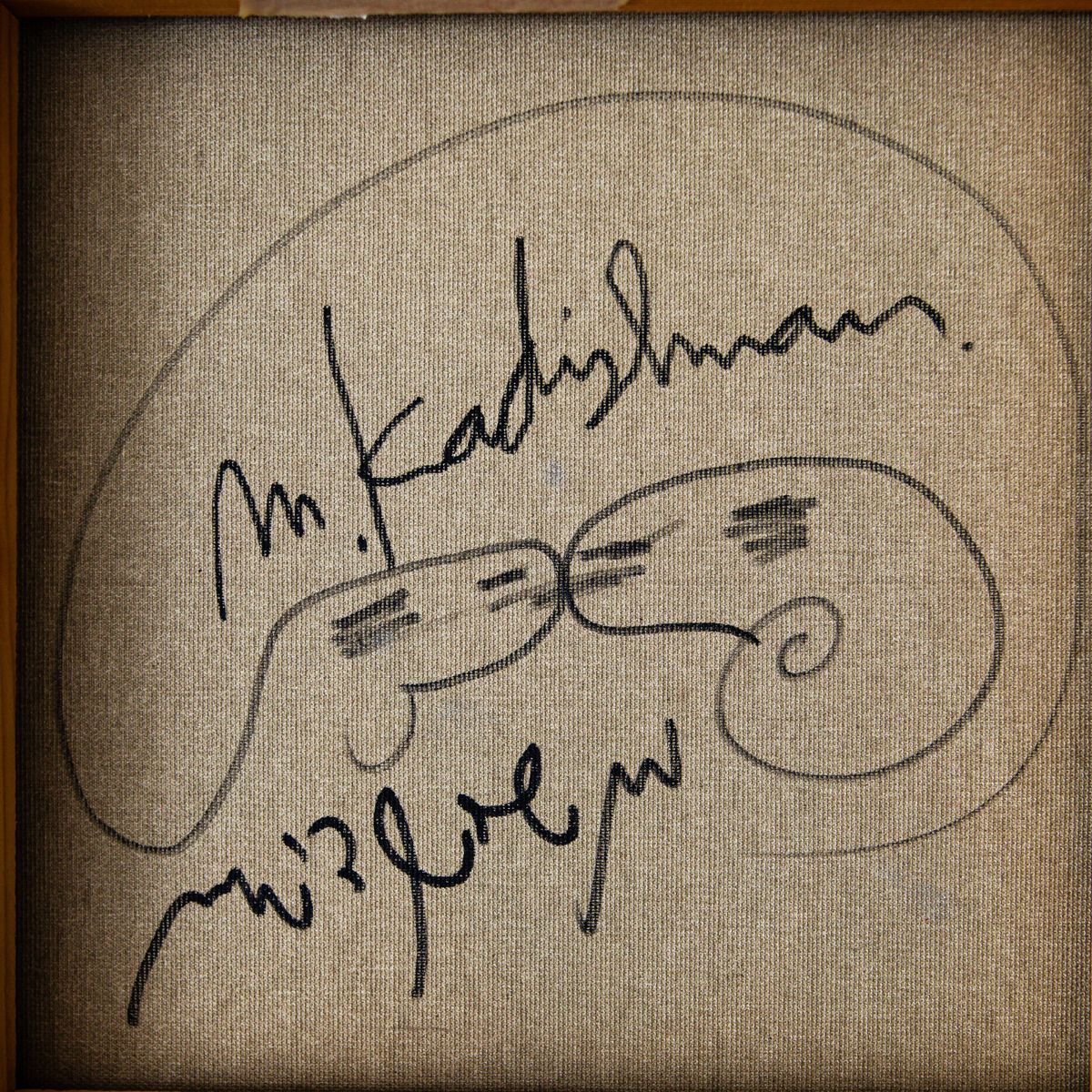 Menashe Kadishman- Original Acrylic on Canvas "Untitled"