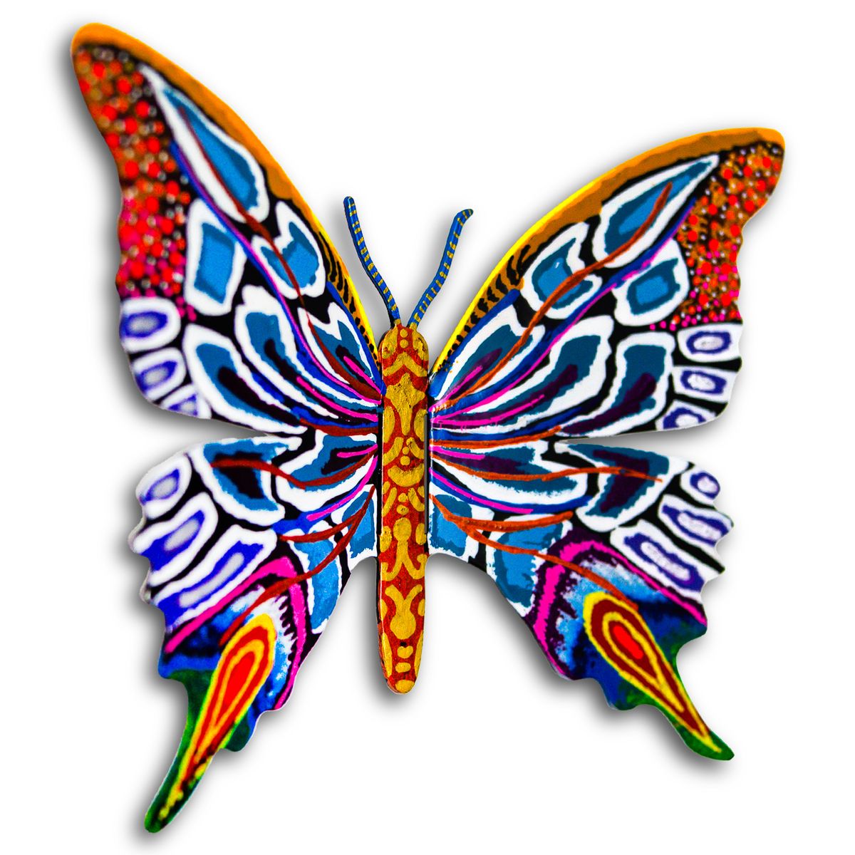 Patricia Govezensky- Original Painting on Cutout Steel "Butterfly"