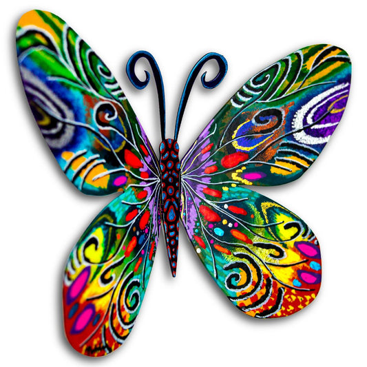 Patricia Govezensky- Original Painting on Cutout Steel "Butterfly"