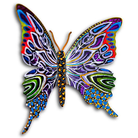 Patricia Govezensky- Original Painting on Cutout Steel "Butterfly"