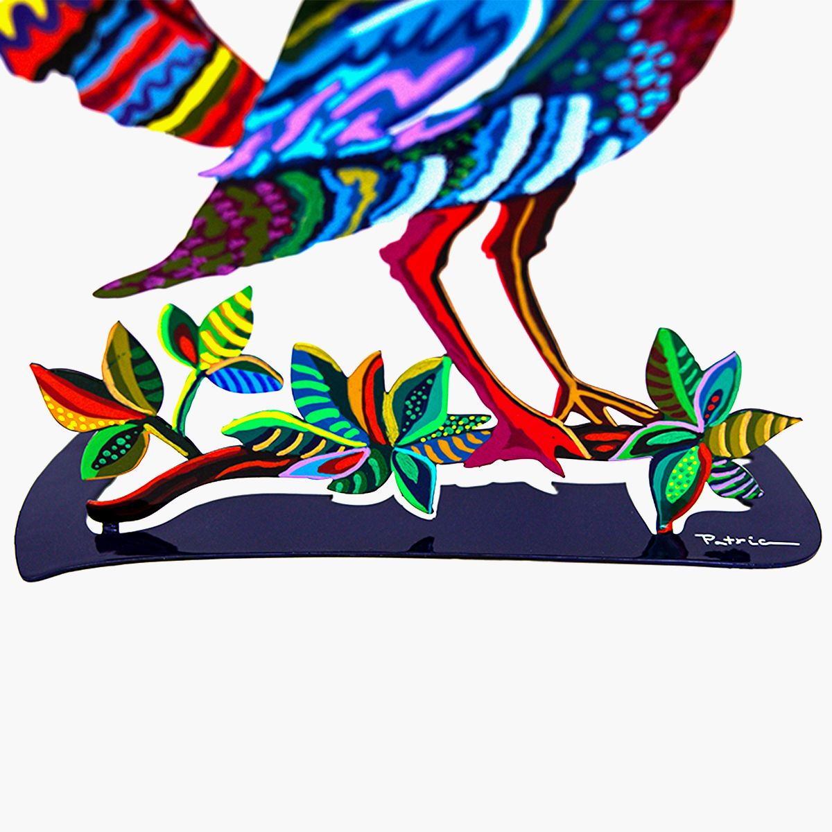 Patricia Govezensky- Original Free Standing Sculpture "Rainbow Bird"