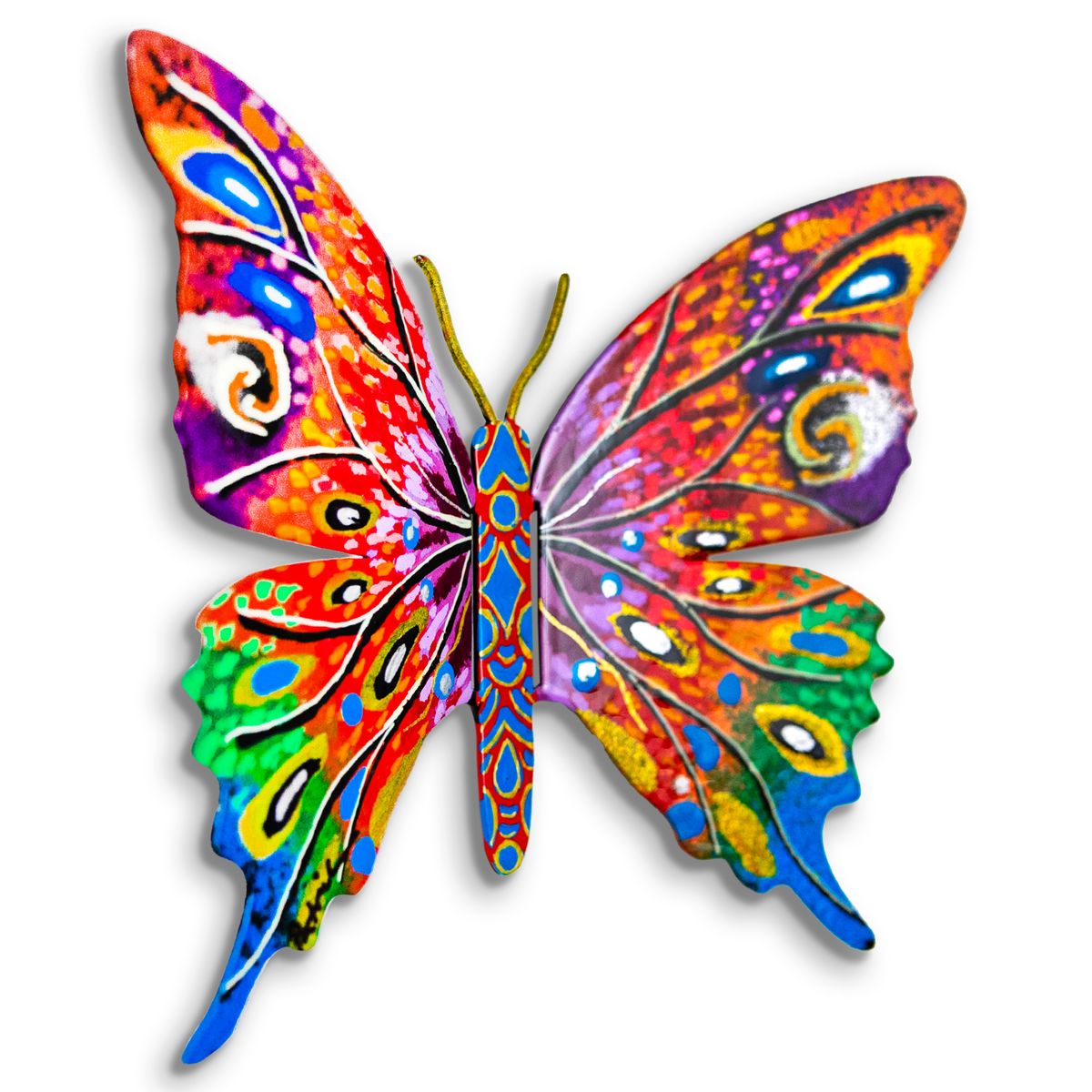 Patricia Govezensky- Original Painting on Cutout Steel "Butterfly"