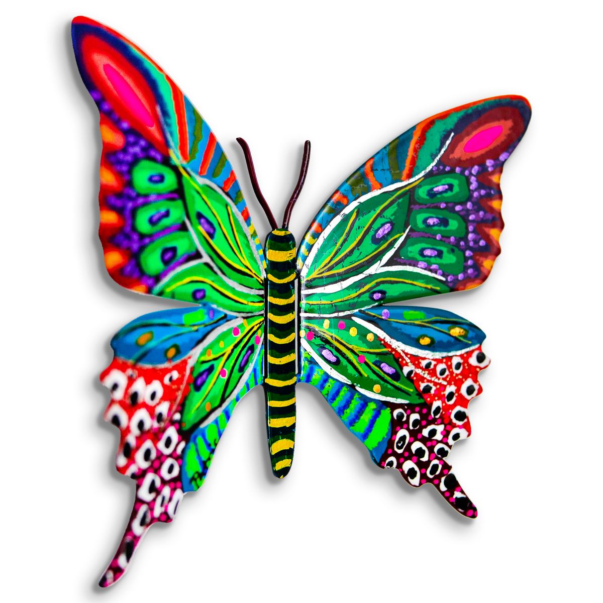 Patricia Govezensky- Original Painting on Cutout Steel "Butterfly"