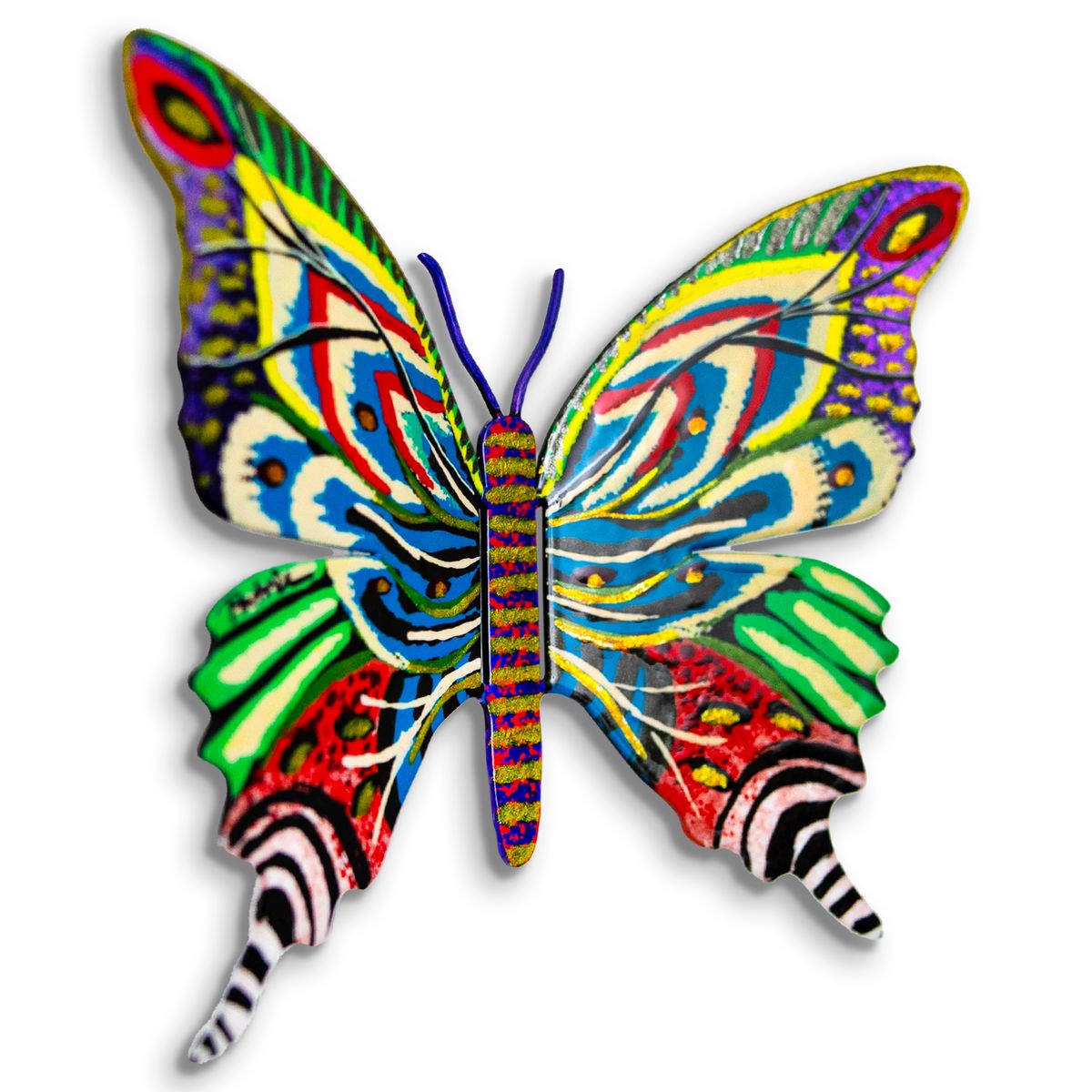 Patricia Govezensky- Original Painting on Cutout Steel "Butterfly"