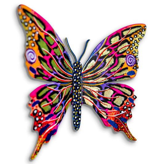 Patricia Govezensky- Original Painting on Cutout Steel "Butterfly"