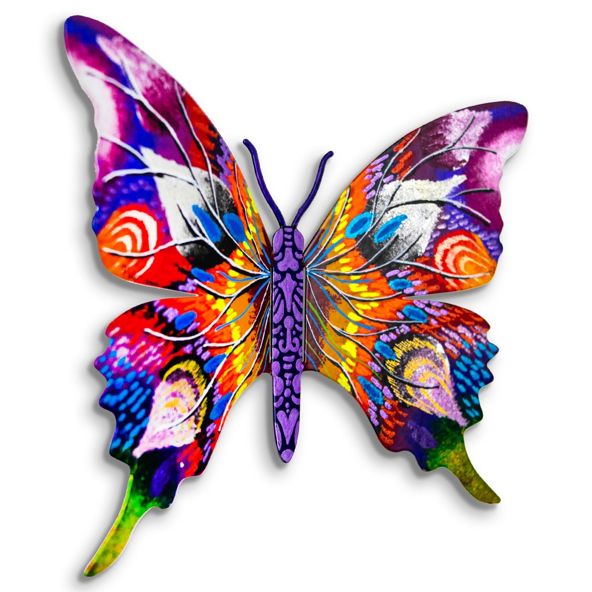 Patricia Govezensky- Original Painting on Cutout Steel "Butterfly"