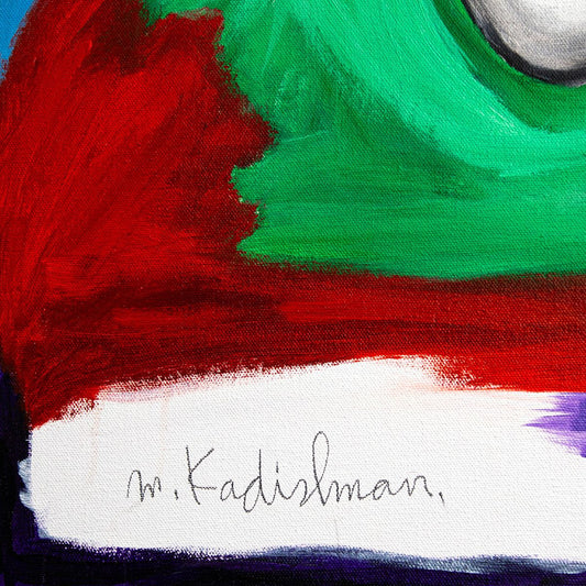 Menashe Kadishman- Original Acrylic on Canvas "Untitled"