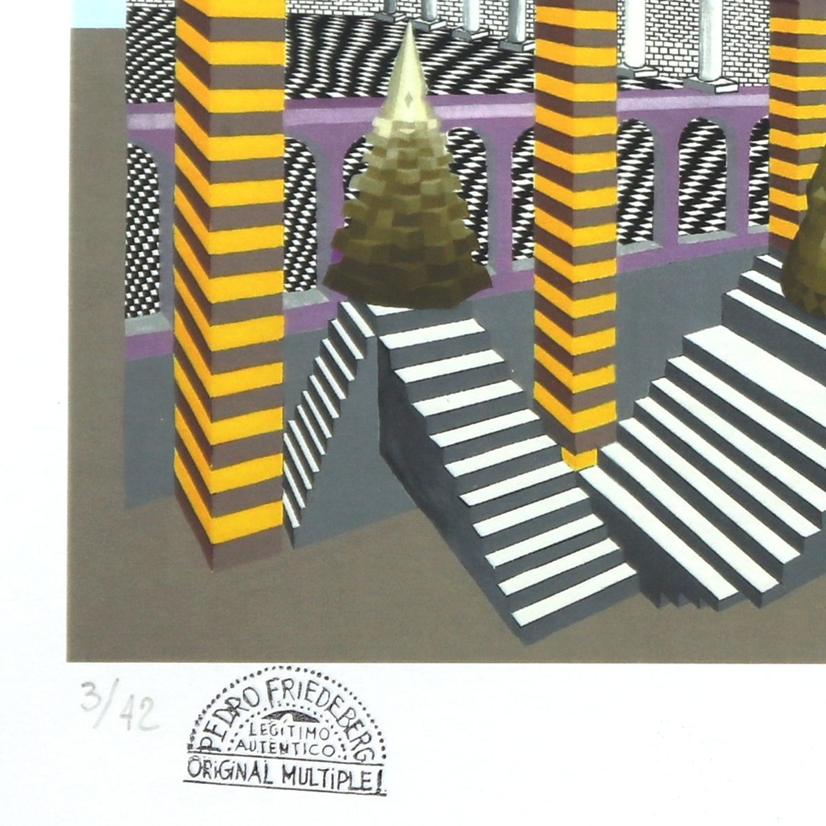 Pedro Friedeberg- Digital Graphic "El Siglo de Pericles"