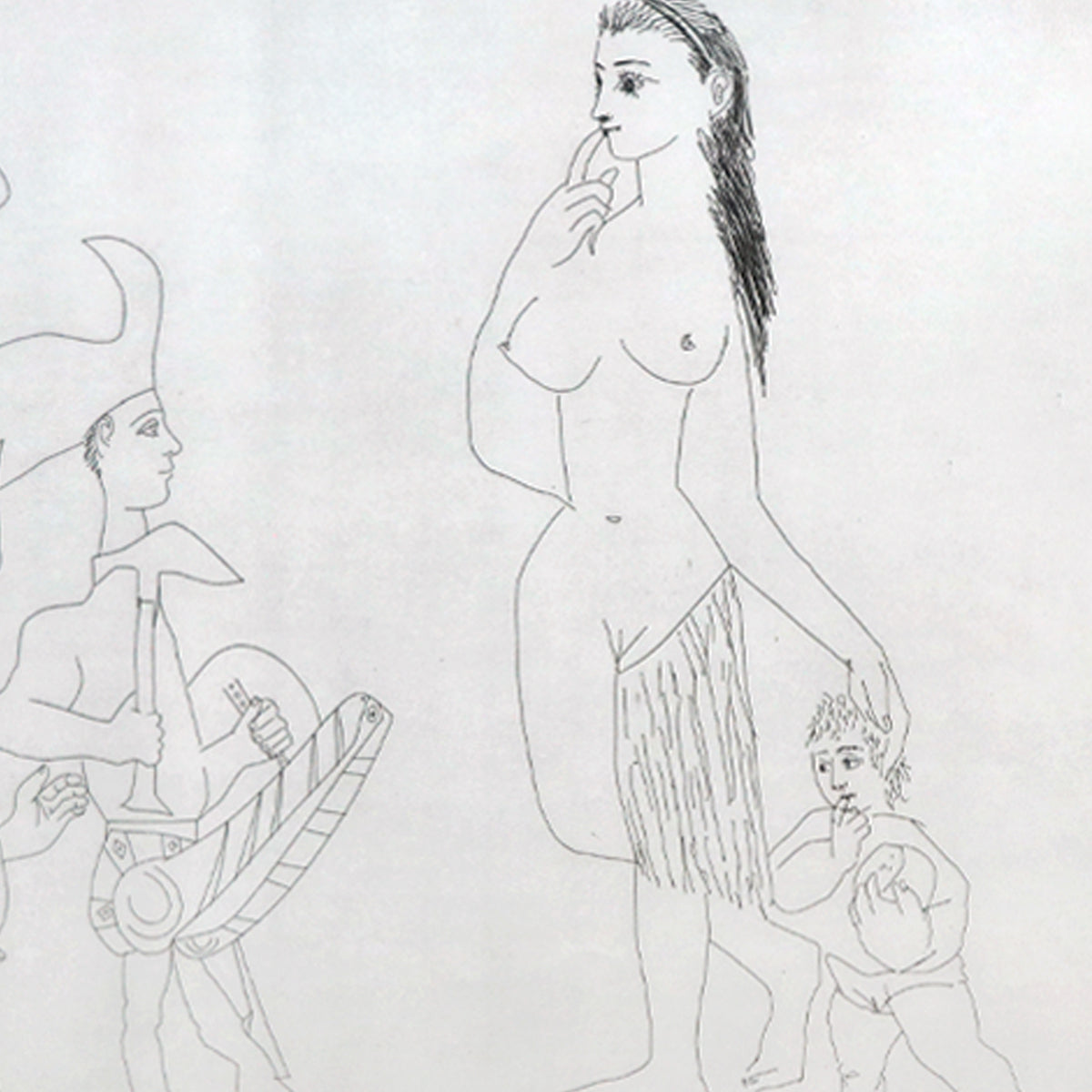 After Pablo Picasso- Offset Lithograph "From The 347 Series"