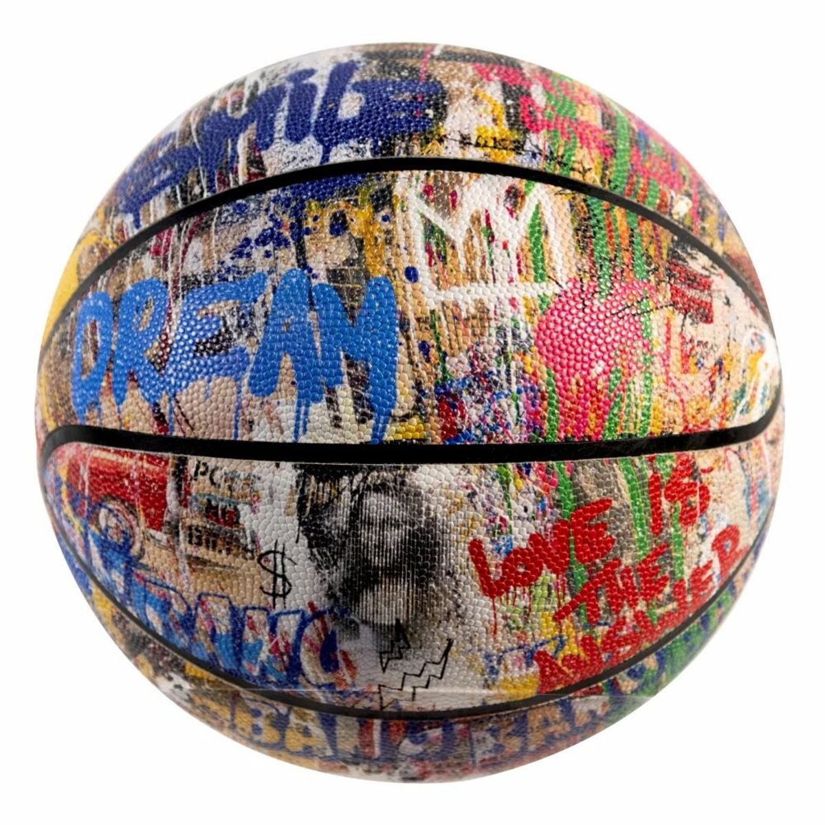 Mr. Brainwash- Limited Edition Basketball "Collage"