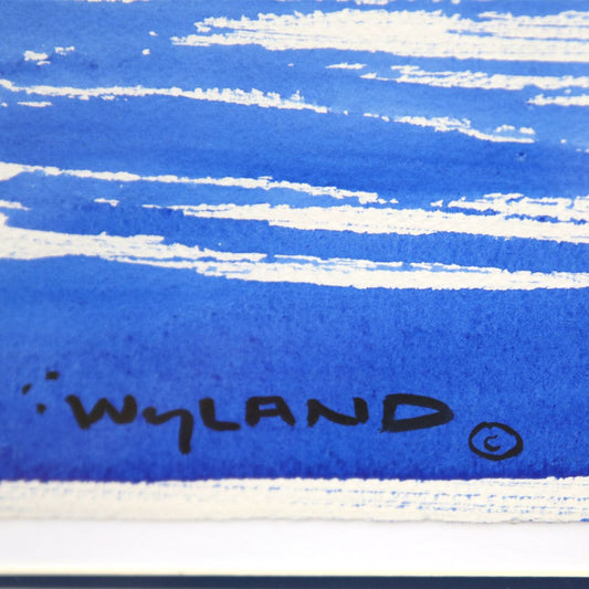 Wyland- Original Sumi Ink Painting "Dolphin"
