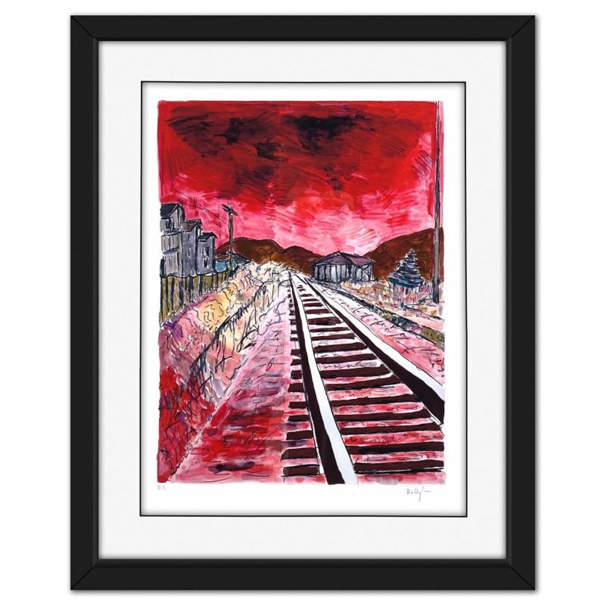 Bob Dylan, "Train Tracks (4-Piece Set)" Framed Limited Edition, Numbered PP 1/2 and Hand Signed with Letter of Authenticity