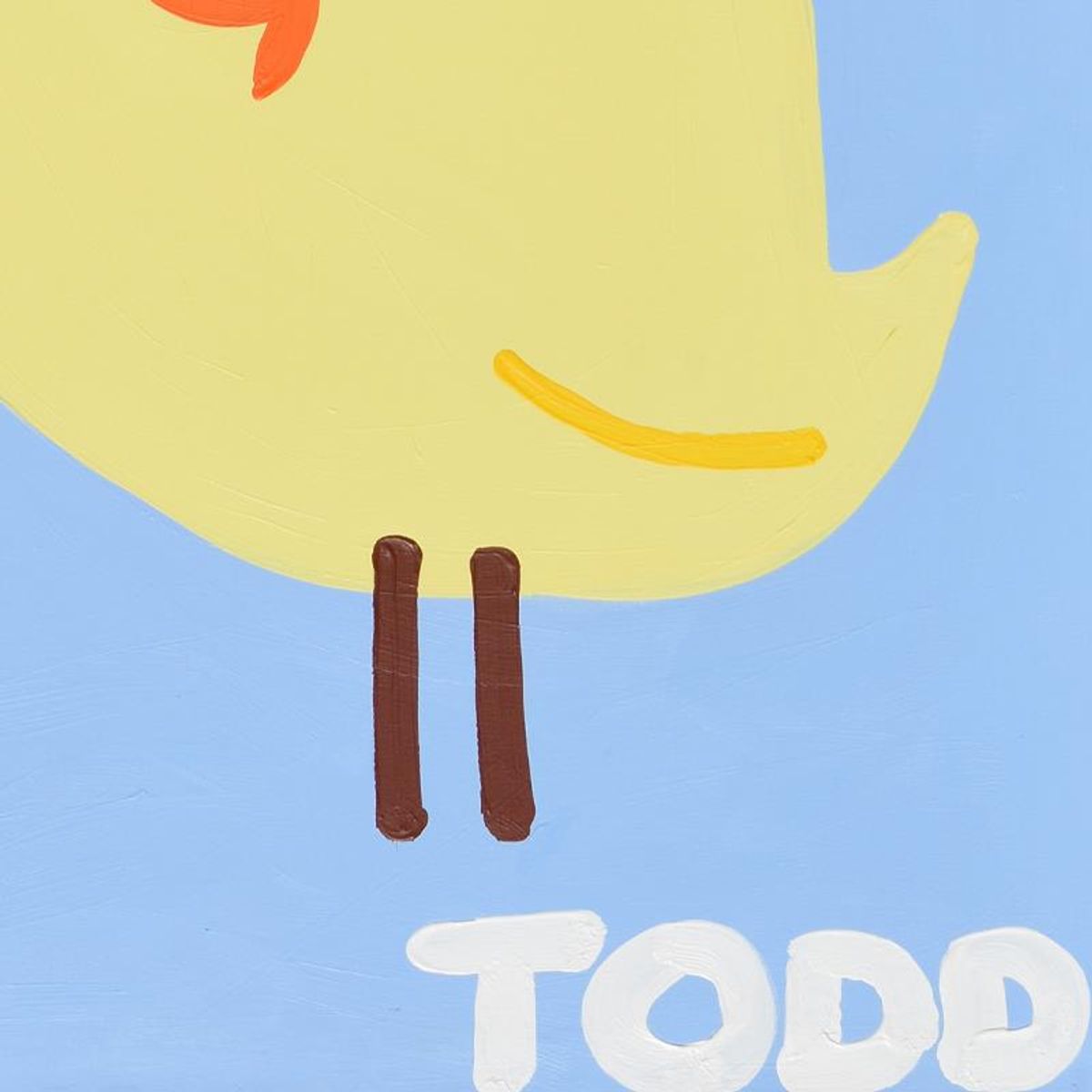 Todd Goldman, "Surf Chick" Original Acrylic Painting on Gallery Wrapped Canvas (36" x 48"), Hand Signed with Letter of Authenticity.