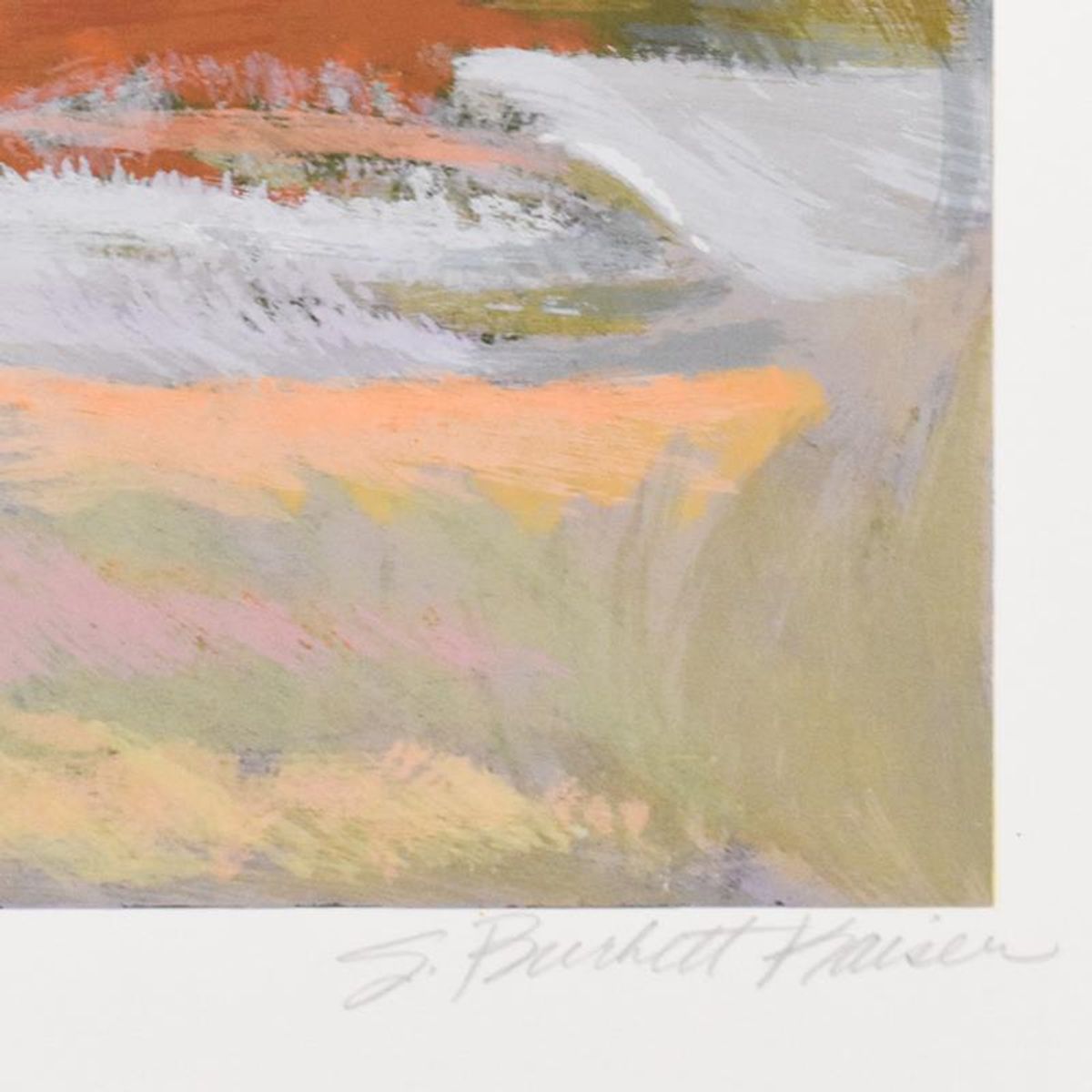 S. Burkett Kaiser, "Sunflowers" Limited Edition, AP Numbered and Hand Signed with Letter of Authenticity.