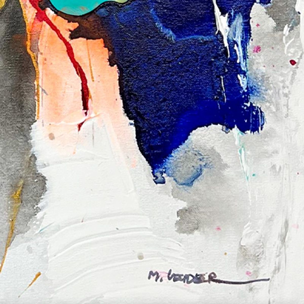 Moshe Leider, Original Painting on Canvas, Hand Signed with Letter of Authenticity.