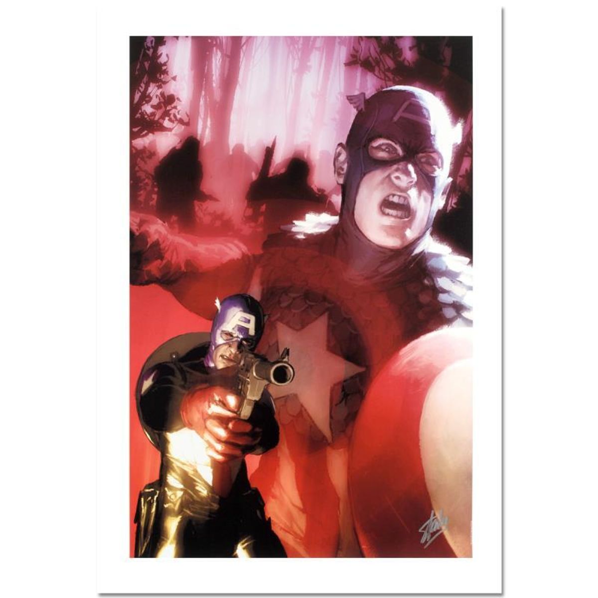Stan Lee Signed, Marvel Comics "Captain America #603" Limited Edition Canvas 2/10 with Certificate of Authenticity.