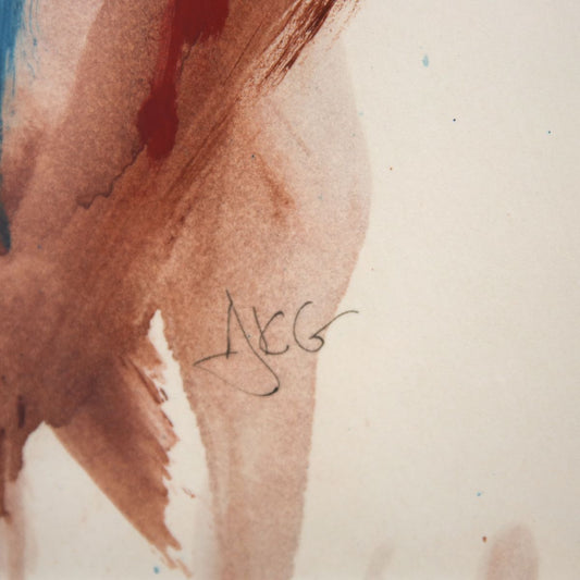AnneKarin Glass- Watercolor "Backward Glance"