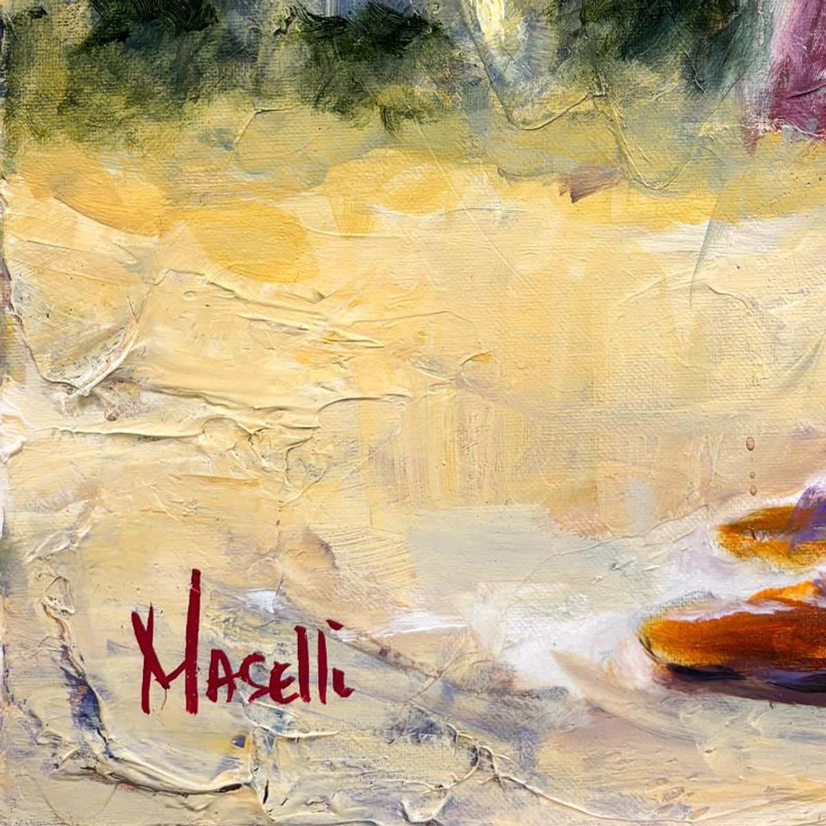 Michael Maselli, Original Painting on Canvas, Hand Signed with Letter of Authenticity.