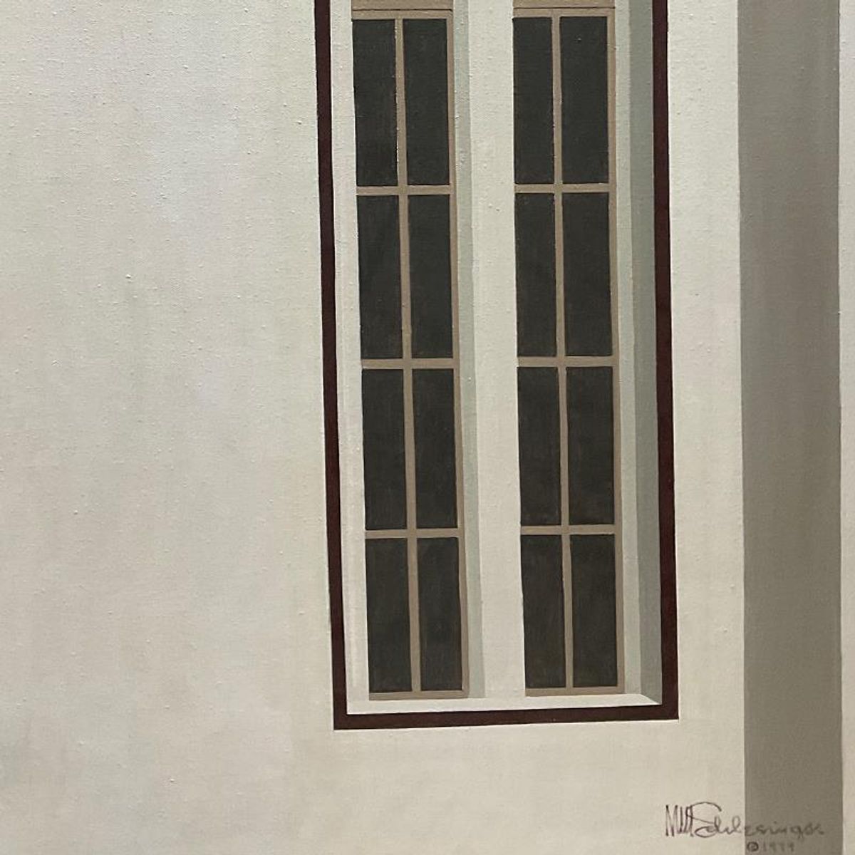 William Schlesinger (1915-2011), "Pathway To" Framed Original Oil Painting on Canvas (48.5" x 60.5"), Dated 1979 and Hand Signed with Letter of Authenticity