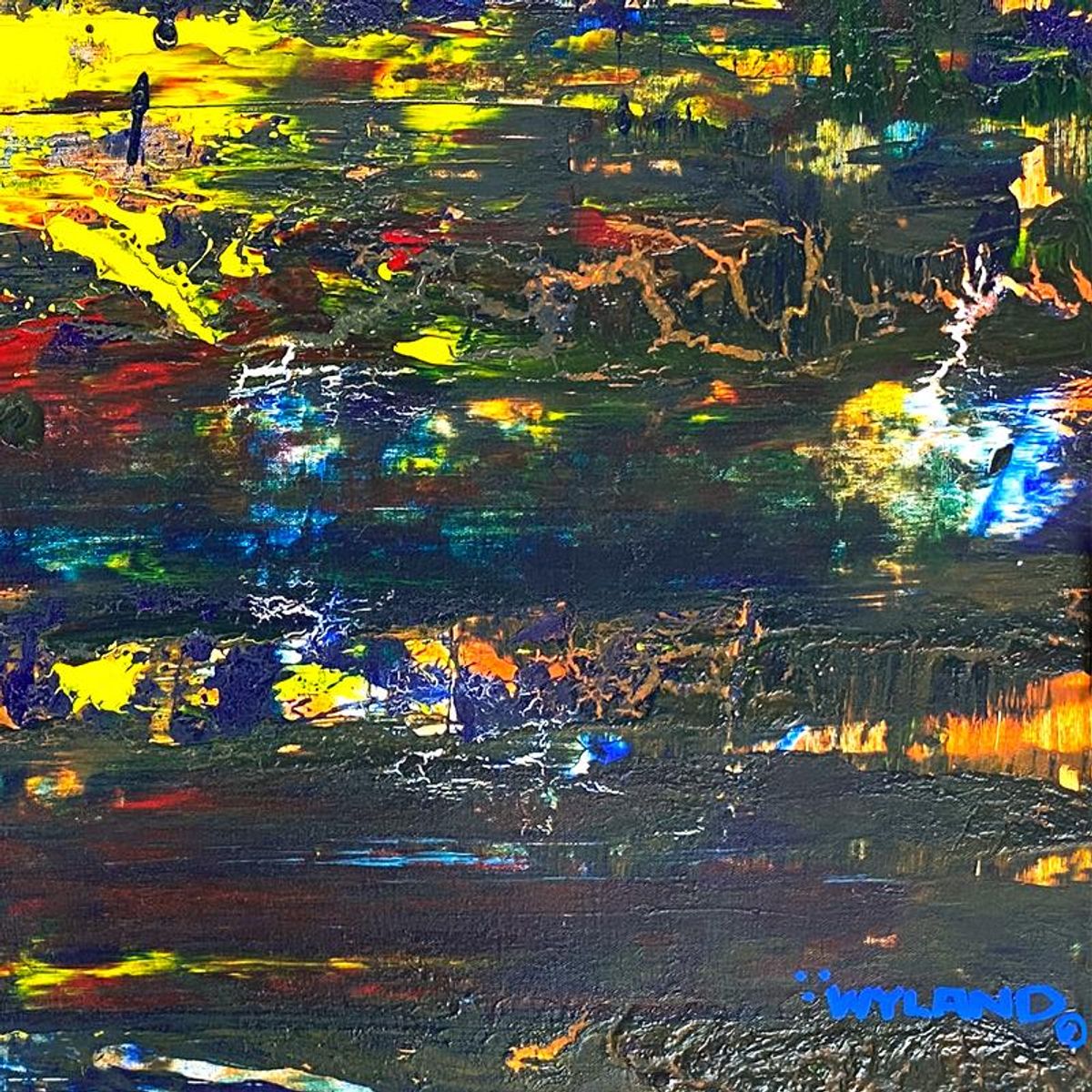 Wyland, Framed Original Acrylic Painting on Canvas, Hand Signed with Letter of Authenticity.