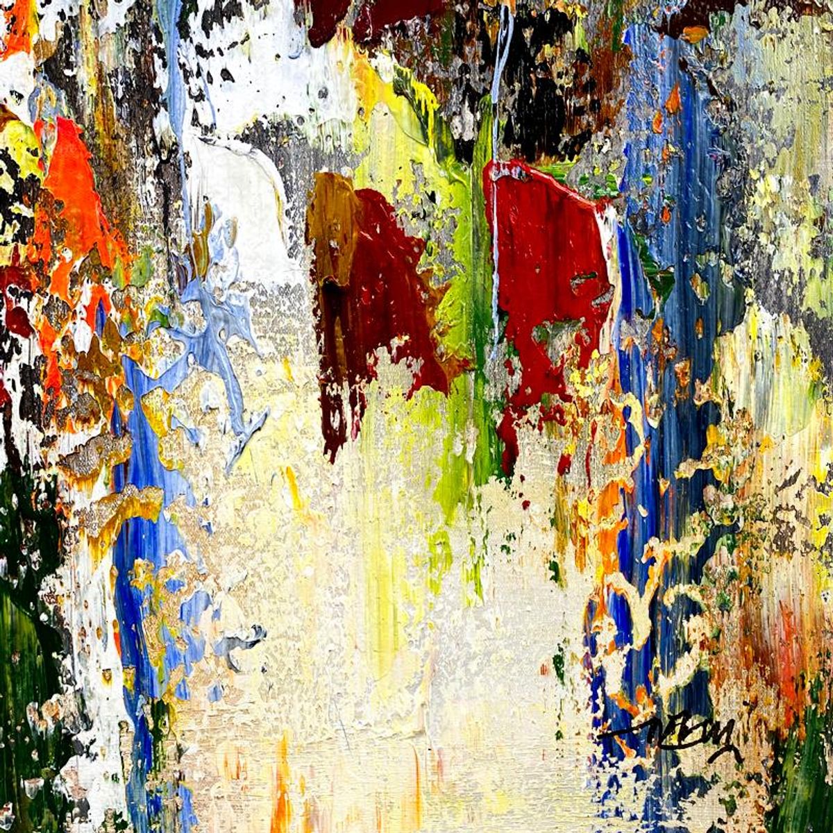 Mani, Original Acrylic Painting on Canvas, Hand Signed with Letter of Authenticity.