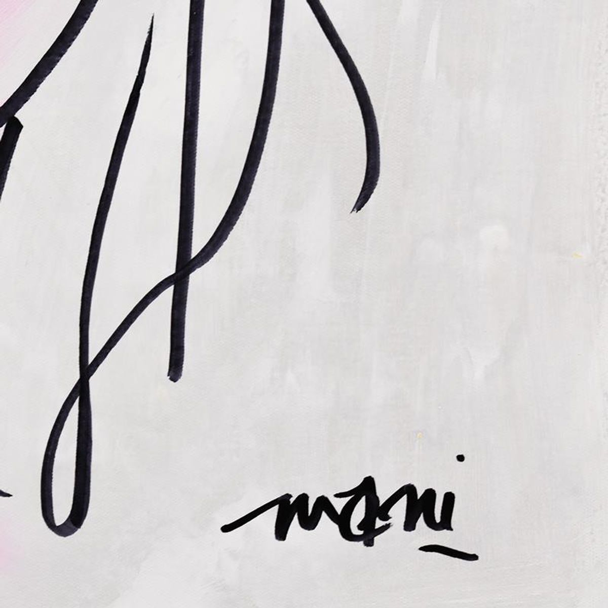 Mani, Original Acrylic Painting on Canvas (30" x 40"), Hand Signed with Letter of Authenticity.