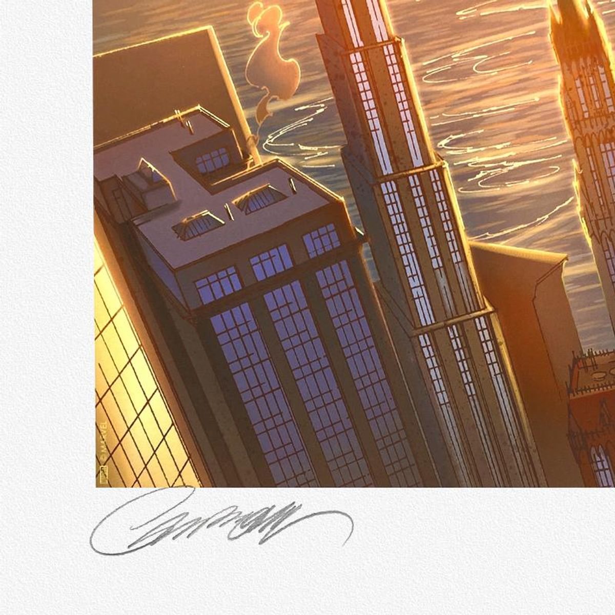Marvel Comics & J. Scott Campbell, "Spider-Gwen #1" Limited Edition, PP Numbered 3/4 and Signed with Letter of Authenticity.