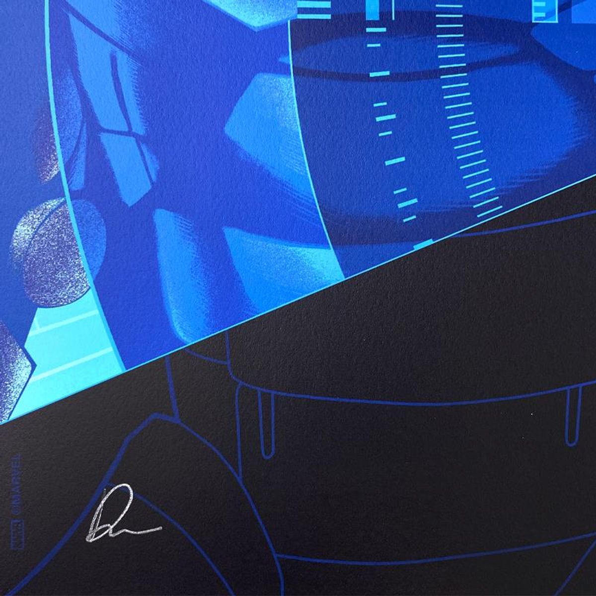 Marvel Comics & Doaly, "Iron Man - Variant" Limited Edition, PP Numbered 3/4 and Signed with Letter of Authenticity.