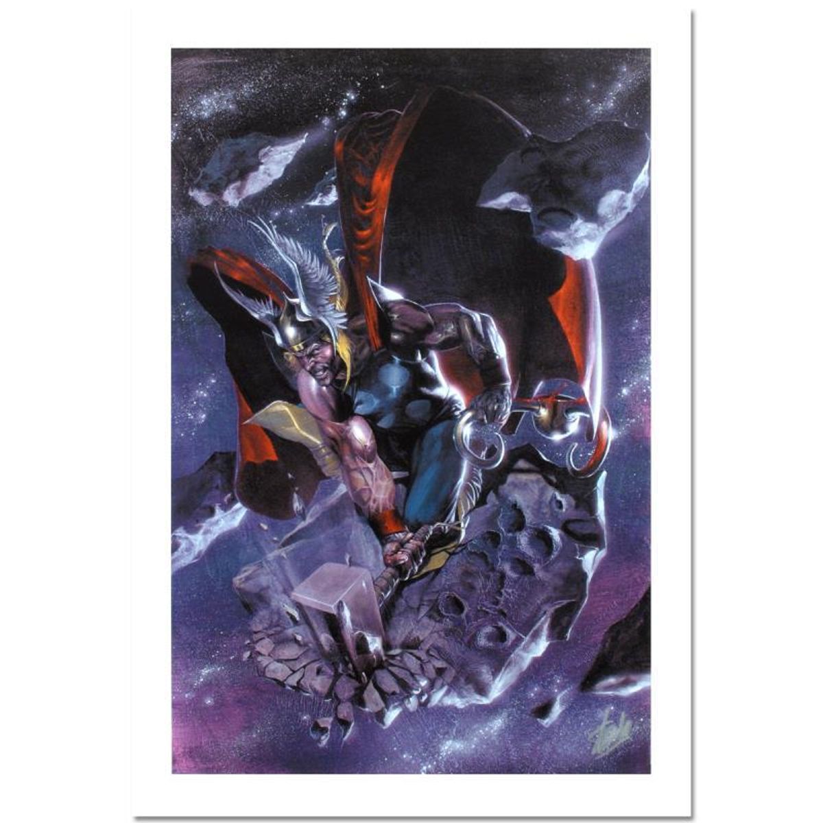 Stan Lee Signed, Marvel Comics "Secret War #4" Limited Edition Canvas 4/10 with Certificate of Authenticity.