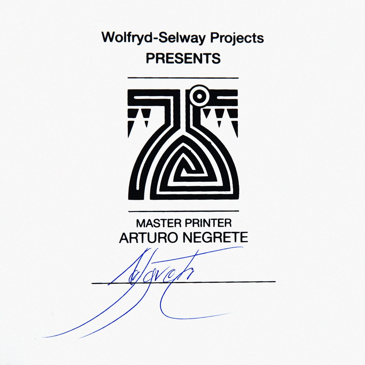 Wolfryd-Selway Projects- Silkscreen