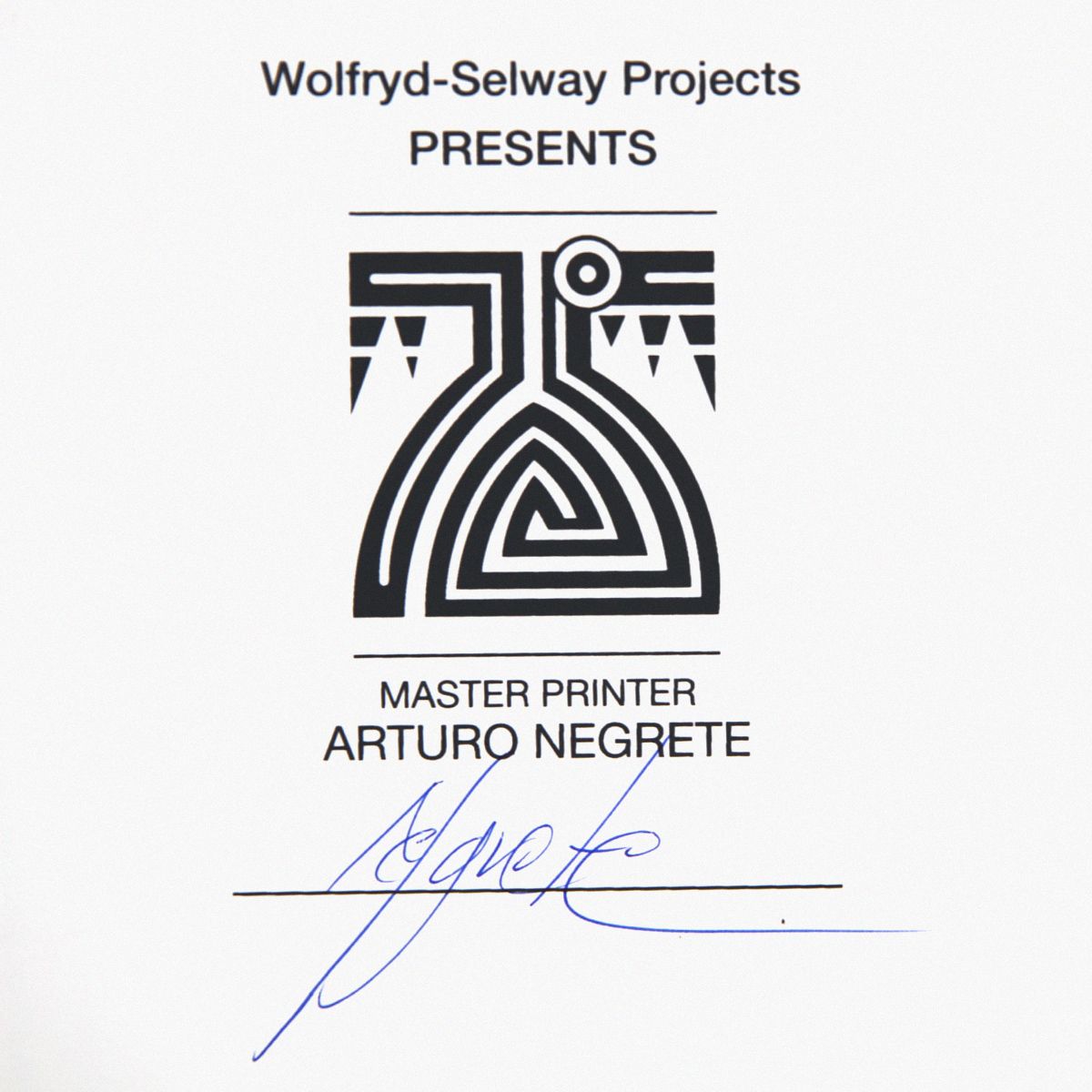 Wolfryd-Selway Projects- Silkscreen