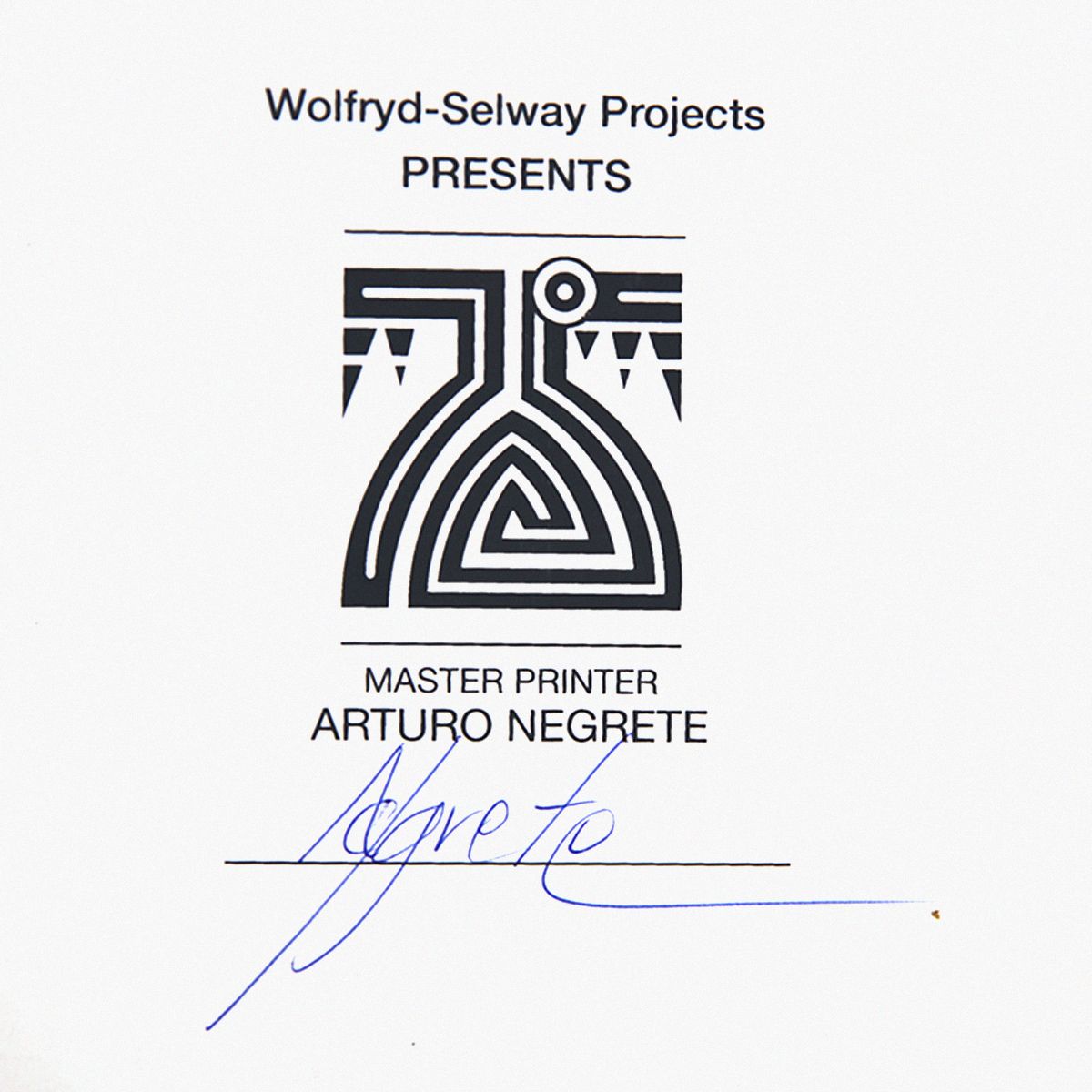 Wolfryd-Selway Projects- Silkscreen