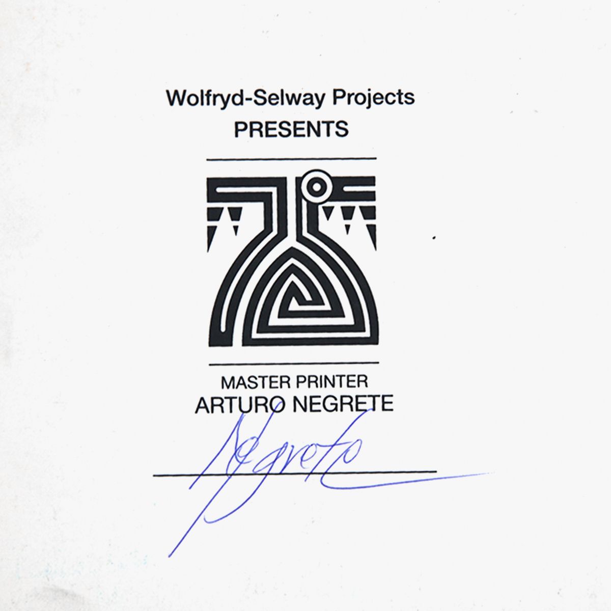 Wolfryd-Selway Projects- Silkscreen