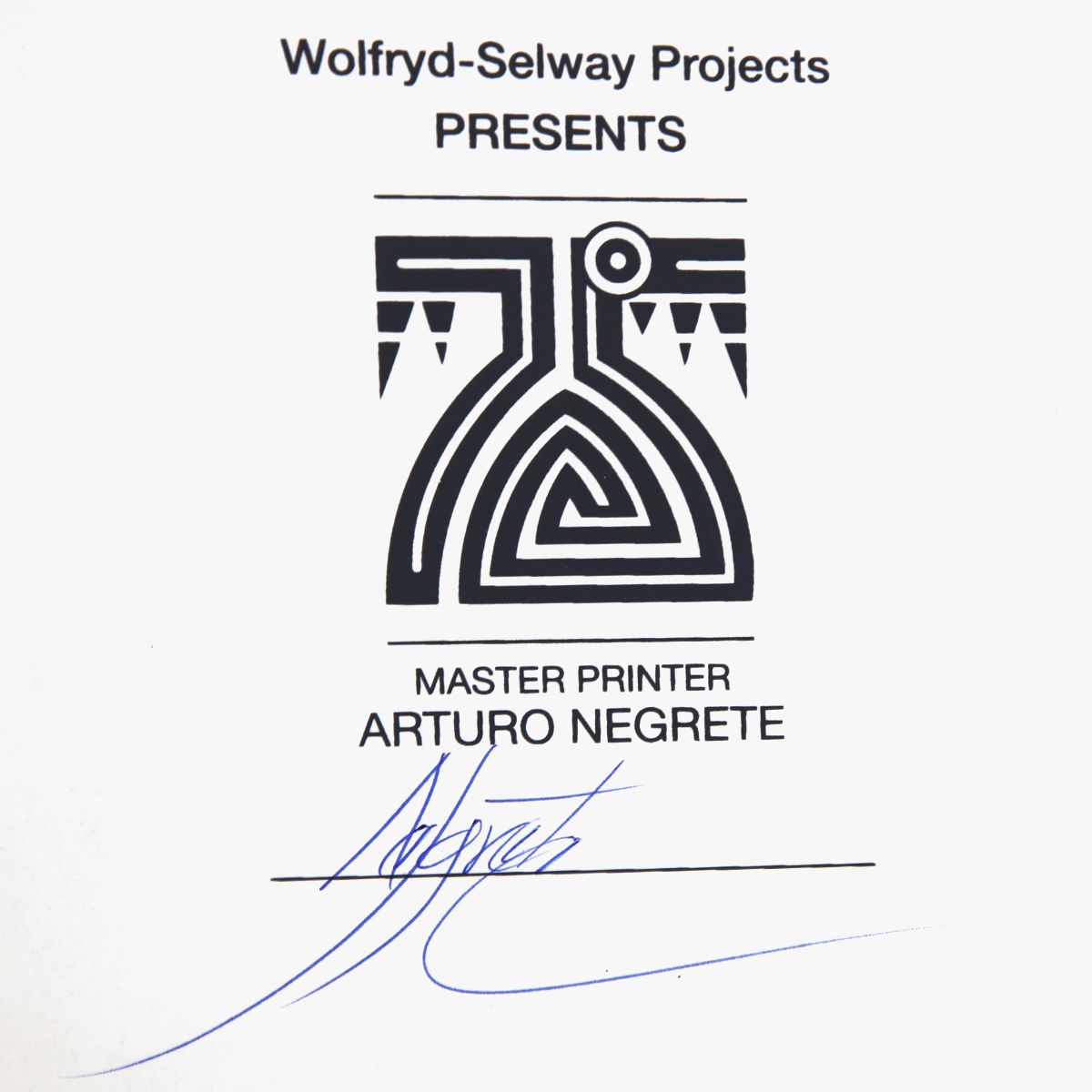 Wolfryd-Selway Projects- Silkscreen
