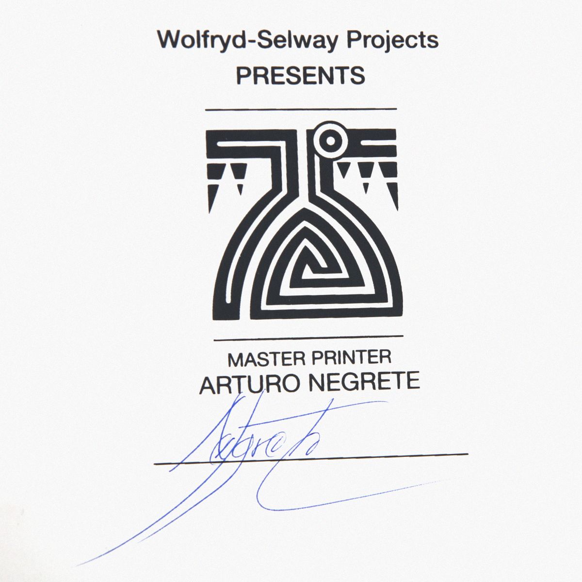 Wolfryd-Selway Projects- Silkscreen